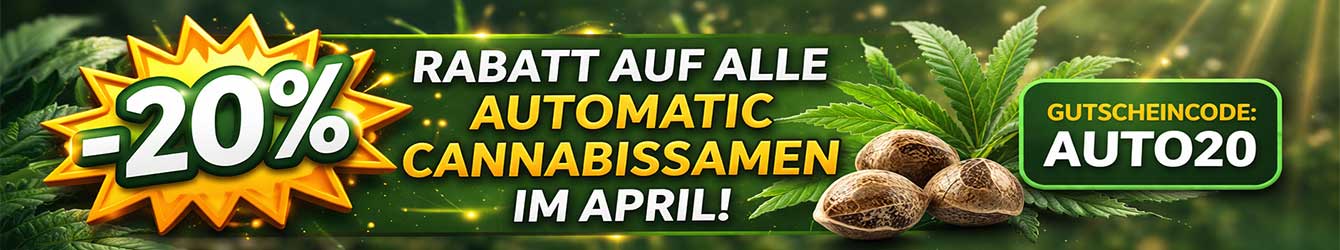 20% Rabatt auf alle Automatic Seeds im April