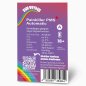 Preview: Rückseite der Bud Voyage PMS Painkiller CBD Automatic Verpackung – Wichtige Informationen zu Blütezeit, Pflanzengröße, CBD- & THC-Gehalt auf einen Blick.