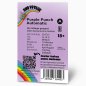 Preview: Rückseite der Bud Voyage Purple Punch Automatic Verpackung – Alle wichtigen Informationen zu Genetik, THC-Gehalt, Anbau und Ertrag auf einen Blick.