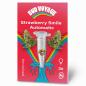 Preview: Vorderseite der Strawberry Smile Automatic von Bud Voyage in einem kräftig roten Design