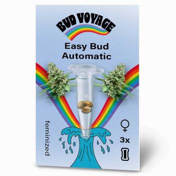 Bud Voyage Easy Bud Automatic – Stilvolle Verpackung mit modernem Design und klarer Produktkennzeichnung.