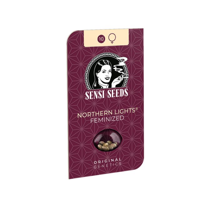 Vorderseite der Sense Seeds Northern Lights Verpackung