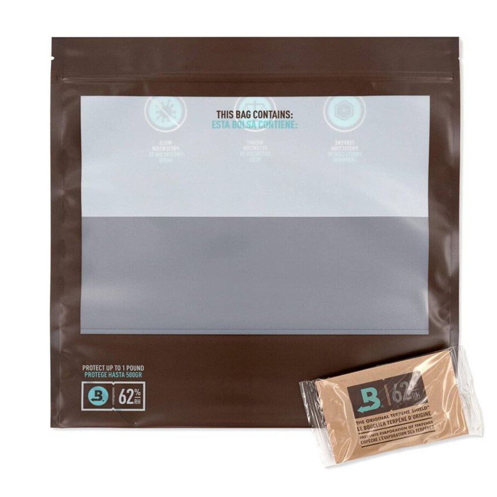 Boveda Fresh Bag mit integriertem Feuchtigkeits-Pack zur Kräuterlagerung