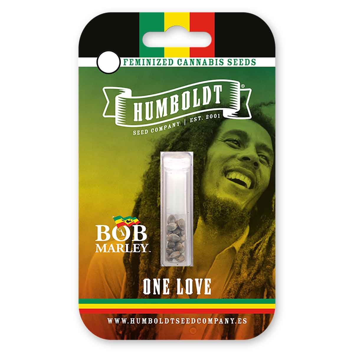 Humboldt Seed Company One Love Sativa feminisierte Cannabissamen Packung