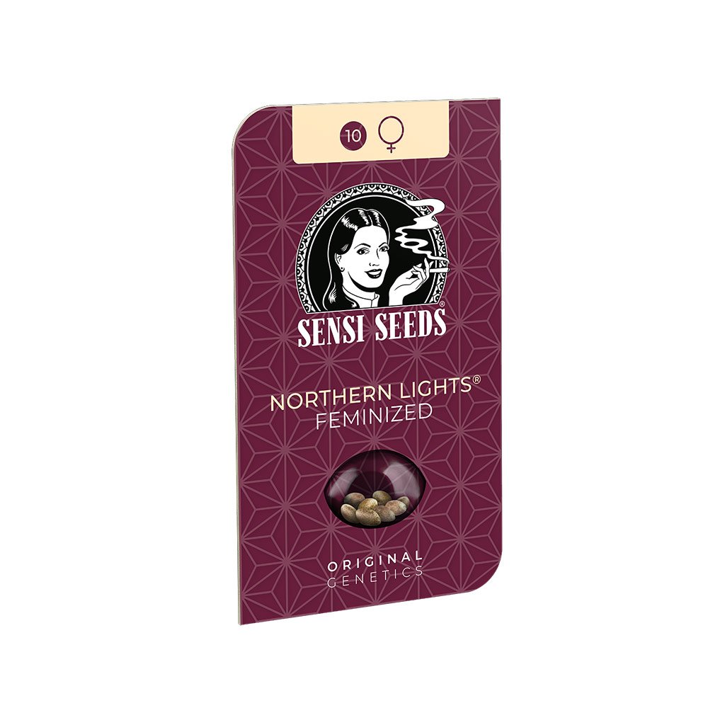 Vorderseite der Sense Seeds Northern Lights Verpackung